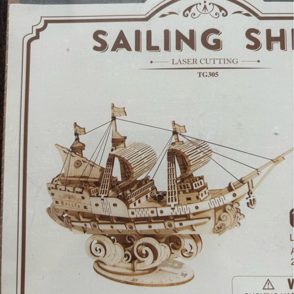 🆕Classical 3D Wooden Ship Puzzle - Picture 4 of 4